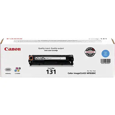 Genuine Canon 131 Cyan Standard Yield Toner Cartridge (6271B001AA)