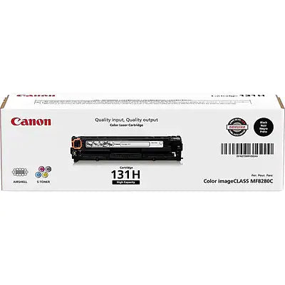 Genuine Canon 131 H Black High Yield Toner Cartridge (6273B001AA)
