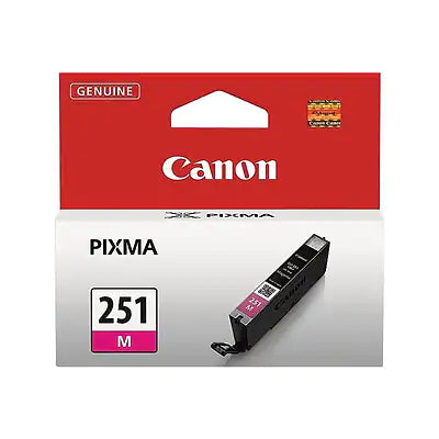 Genuine Canon CLI-251 Magenta Standard Yield Ink Cartridge (6515B001)