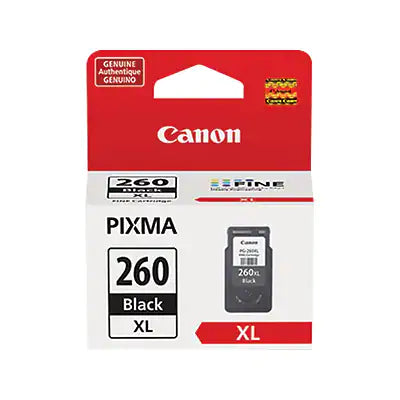 Genuine Canon PG-260XL Black High Yield Ink Cartridge (3706C001)