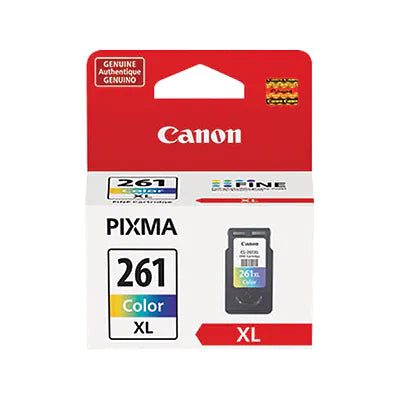 Genuine Canon CL-261XL Tri-Color High Yield Ink Cartridge (3724C001)
