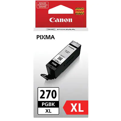 Genuine Canon PGI-270XL Black High Yield Ink Cartridge (0319C001)