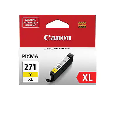Genuine Canon CLI-271XL Yellow High Yield Ink Cartridge (0339C001)