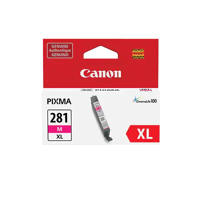 Genuine Canon CLI-281XL Magenta Ink Tank (2035C001), High Yield