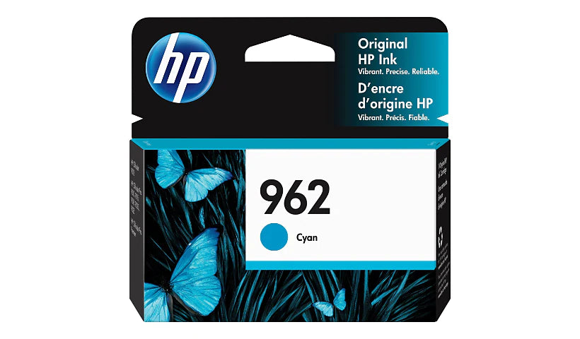 Genuine HP 962 Cyan Standard Yield Ink Cartridge 3HZ96AN