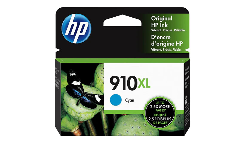 Genuine HP 910XL Cyan High Yield Ink Cartridge 3YL62AN