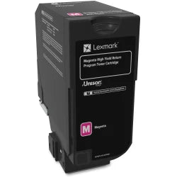 Genuine Lexmark 74C1HM0 Return Program High Yield Magenta Toner Cartridge