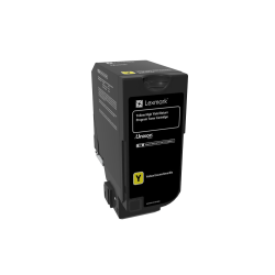 Genuine Lexmark 84C1HY0 Return Program High Yield Yellow Toner Cartridge