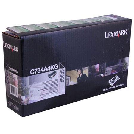 Genuine Lexmark C734A4KG Return Program Black Toner Cartridge