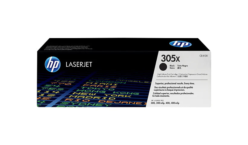 Genuine HP 305X High Yield Yield Black Toner Cartridge CE410X
