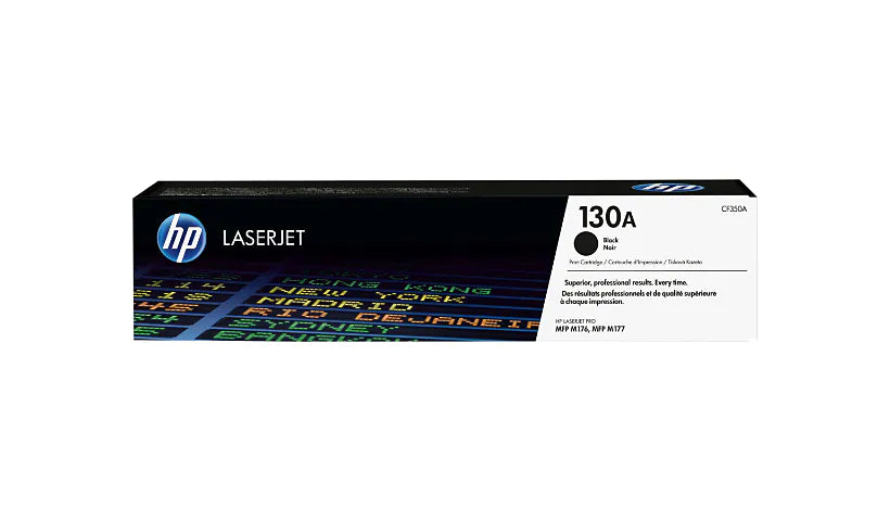 Genuine HP 130A Standard Yield Black Toner Cartridge CF350A
