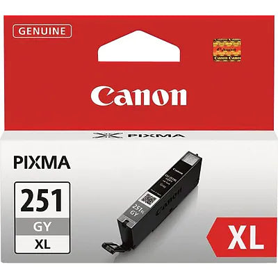 Genuine Canon CLI-251XL Gray High Yield Ink Cartridge (6452B001)