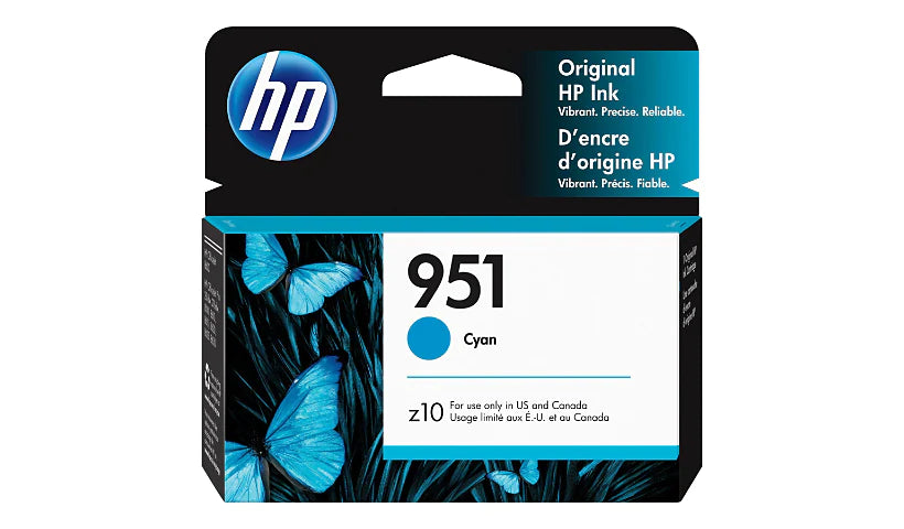 Genuine HP 951 Cyan Standard Yield Ink Cartridge CN050AN