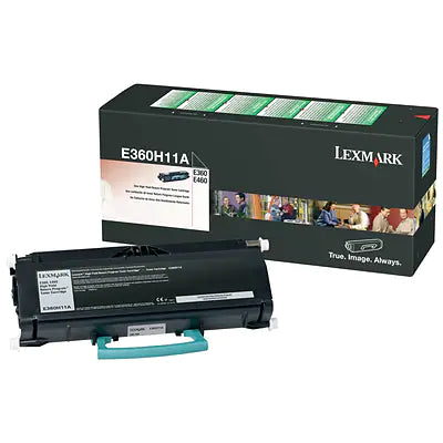 Genuine Lexmark E360H11A Black High Yield Toner Cartridge