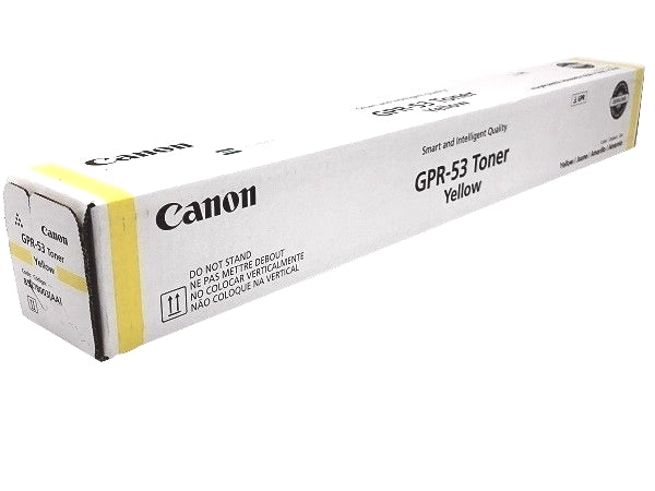 Genuine Canon GPR-53 Yellow Standard Yield Toner Cartridge (8527B003BA)