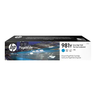 Genuine HP 981Y Cyan Extra High Yield Ink Cartridge L0R13A