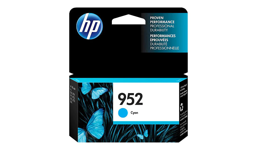Genuine HP 952 Cyan Standard Yield Ink Cartridge L0S49AN