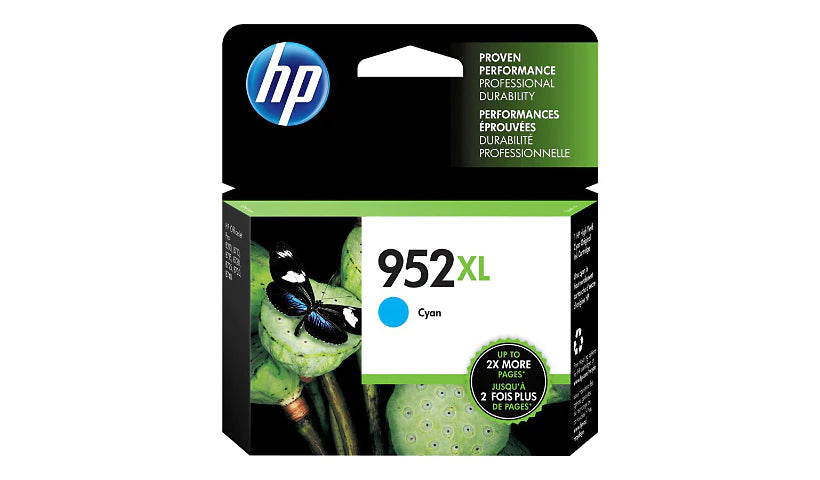 Genuine HP 952XL Cyan High Yield Ink Cartridge L0S61AN