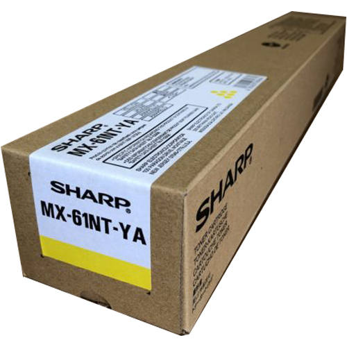 Genuine Sharp MX61NTYA Yellow Toner Cartridge MX-61NT-YA