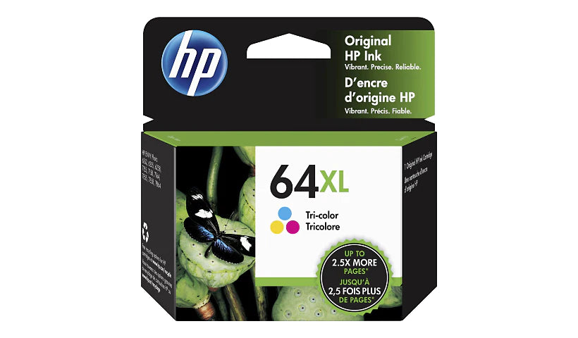 Genuine HP 64XL Tri-Color High Yield Ink Cartridge N9J91AN