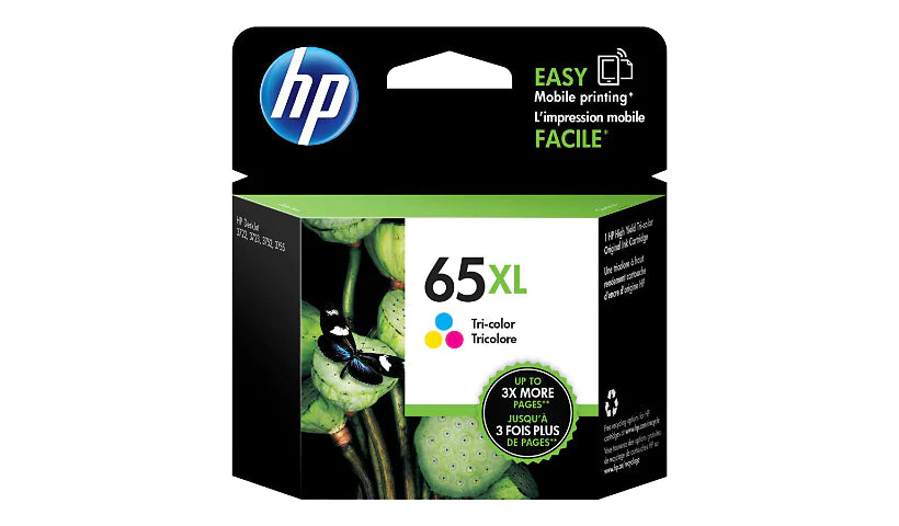 Genuine HP 65XL Tri-Color High Yield Ink Cartridge N9K03AN