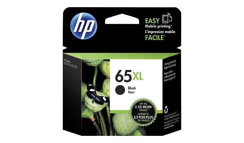 Genuine HP 65XL Black High Yield Ink Cartridge N9K04AN