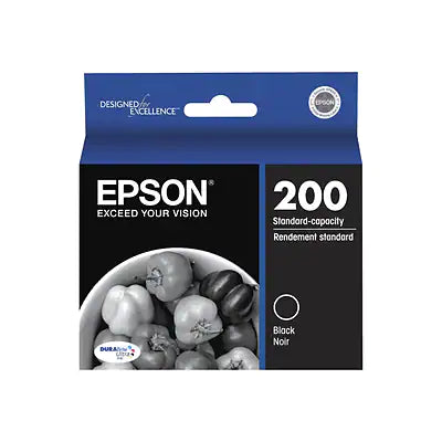 Genuine Epson 200 Black Standard Yield Ink Cartridge T200120