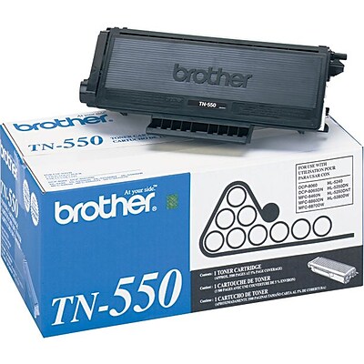 Genuine Brother TN-550 Black Standard Yield Toner Cartridge