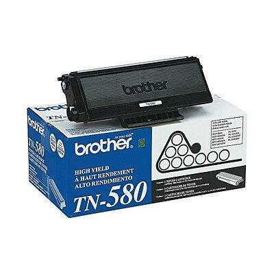 Genuine Brother TN-580 Black High Yield Toner Cartridge