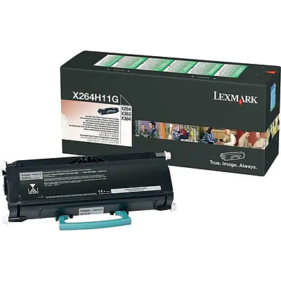 Genuine Lexmark X264H11G Black High Yield Toner Cartridge